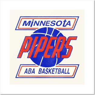 Defunct Minnesota Pipers Basketball Team Posters and Art